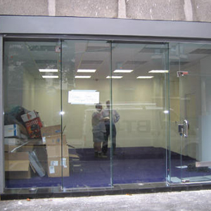 shop front door repair Stuart